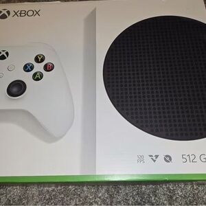 Microsoft Xbox Console with White and Black Design
